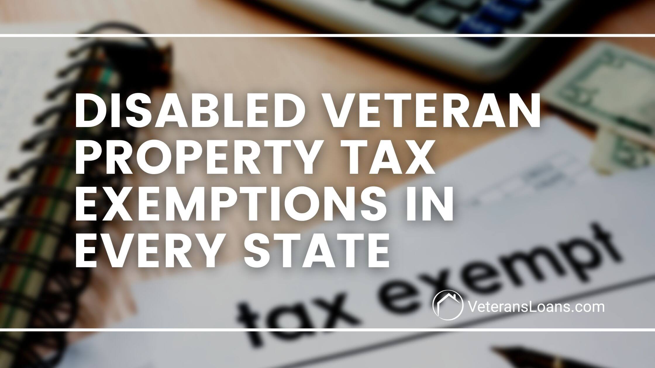 Nj Property Tax Exemption For Veterans